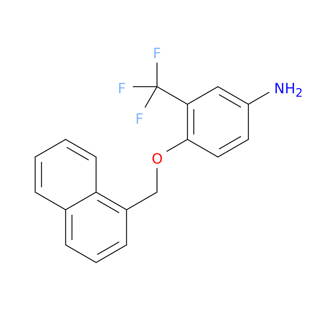 4-(1-Naphthylmethoxy)-3-(trifluoromethyl)aniline