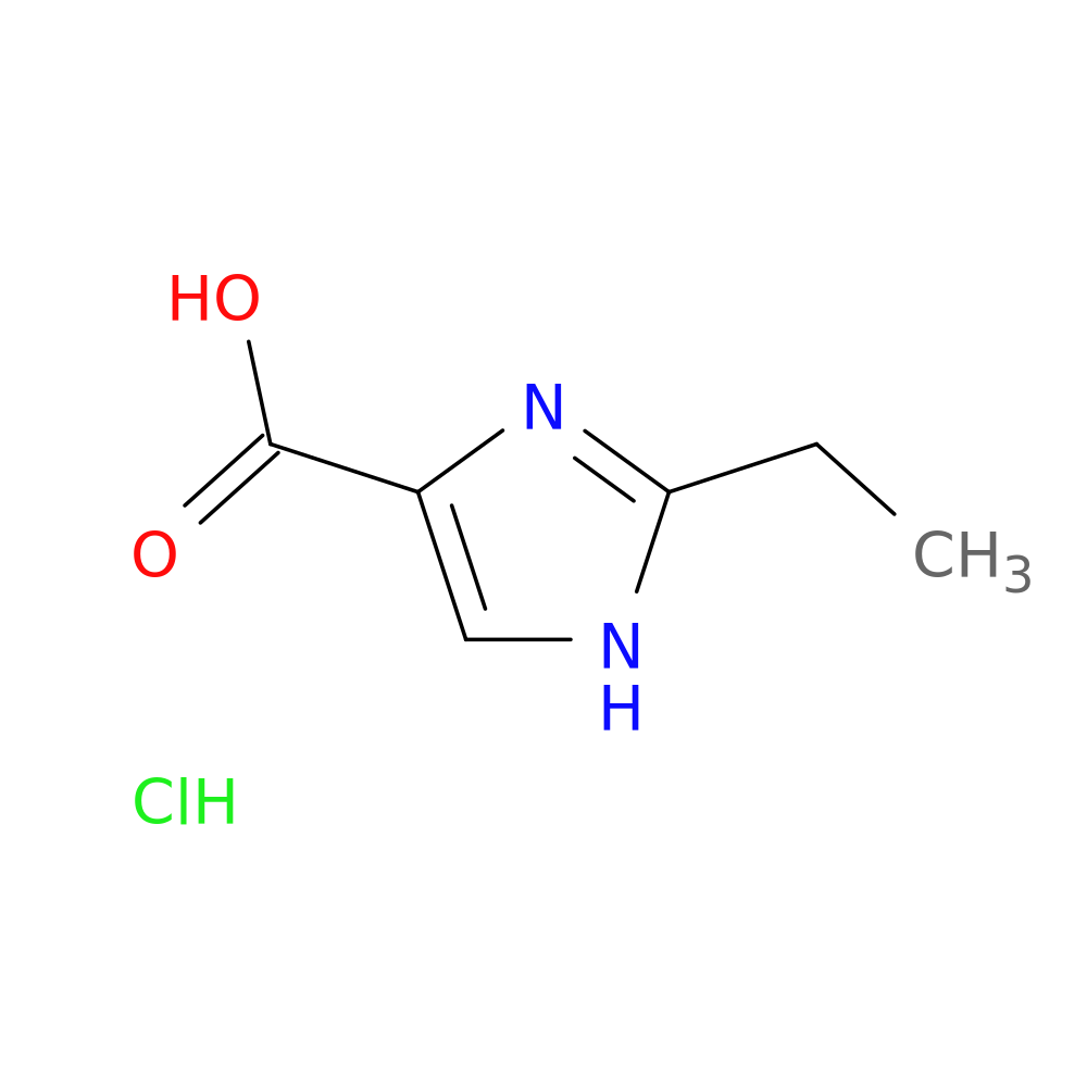 2-ethyl-1H-imidazole-4-carboxylic acid hydrochloride