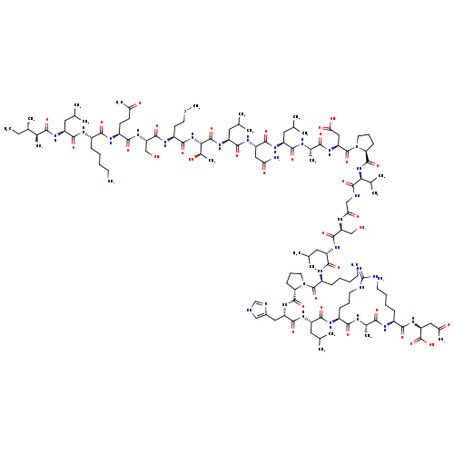 L-Asparagine,L-isoleucyl-L-leucyl-L-lysyl-L-glutaminyl-L-seryl-L-methionyl-L-threonyl-L-leucyl-L-asparaginyl-L-leucyl-L-alanyl-L-a-aspartyl-L-prolyl-L-valylglycyl-L-seryl-L-leucyl-L-lysyl-L-prolyl-L-histidyl-L-leucyl-L-arginyl-L-alanyl-L-lysyl-