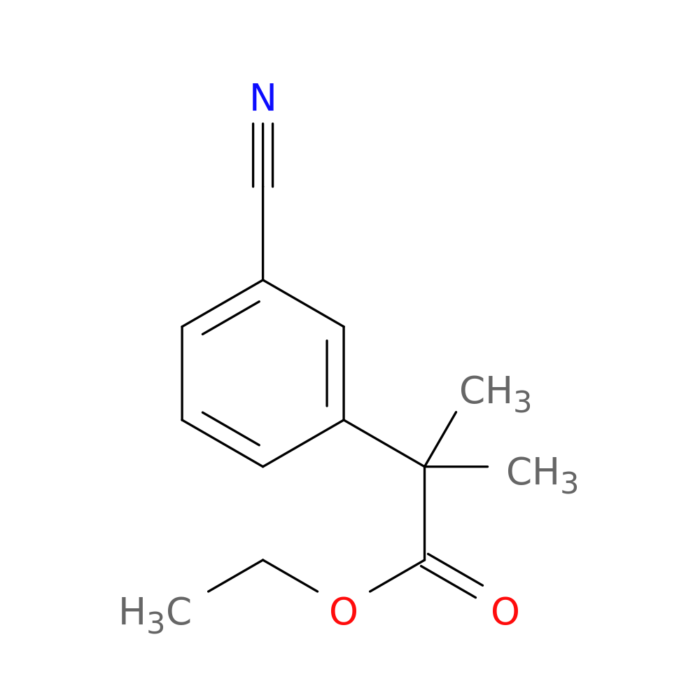 ethyl 2-(3-cyanophenyl)-2-methylpropanoate