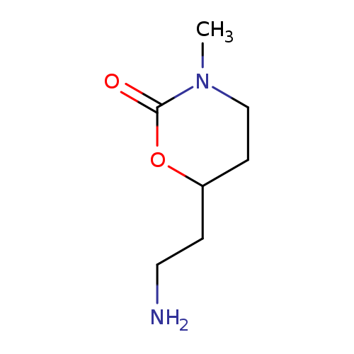 6-(2-aminoethyl)-3-methyl-1,3-oxazinan-2-one