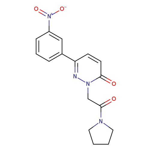 6-(3-nitrophenyl)-2-[2-oxo-2-(pyrrolidin-1-yl)ethyl]-2,3-dihydropyridazin-3-one
