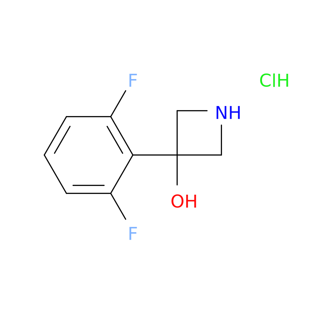 3-(2,6-difluorophenyl)azetidin-3-ol hydrochloride