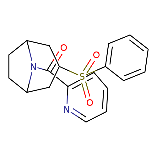 3-(benzenesulfonyl)-8-(pyridine-2-carbonyl)-8-azabicyclo[3.2.1]octane