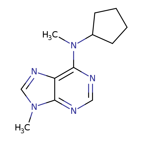N-cyclopentyl-N,9-dimethyl-9H-purin-6-amine
