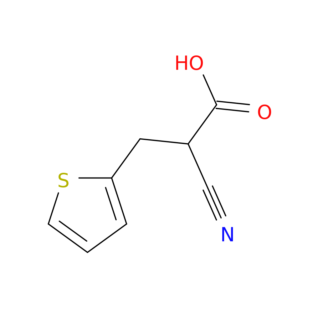 2-Cyano-3-(2-thienyl)propanoic Acid