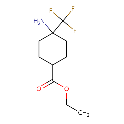ethyl 4-amino-4-(trifluoromethyl)cyclohexane-1-carboxylate