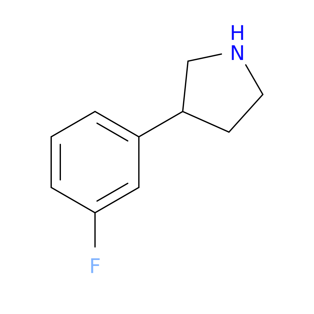3-(3-Fluorophenyl)pyrrolidine