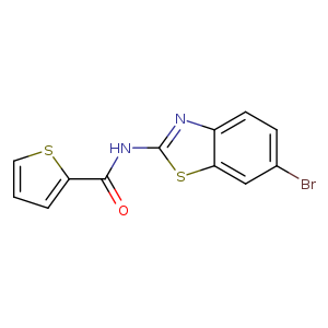 N-(6-bromo-1,3-benzothiazol-2-yl)thiophene-2-carboxamide
