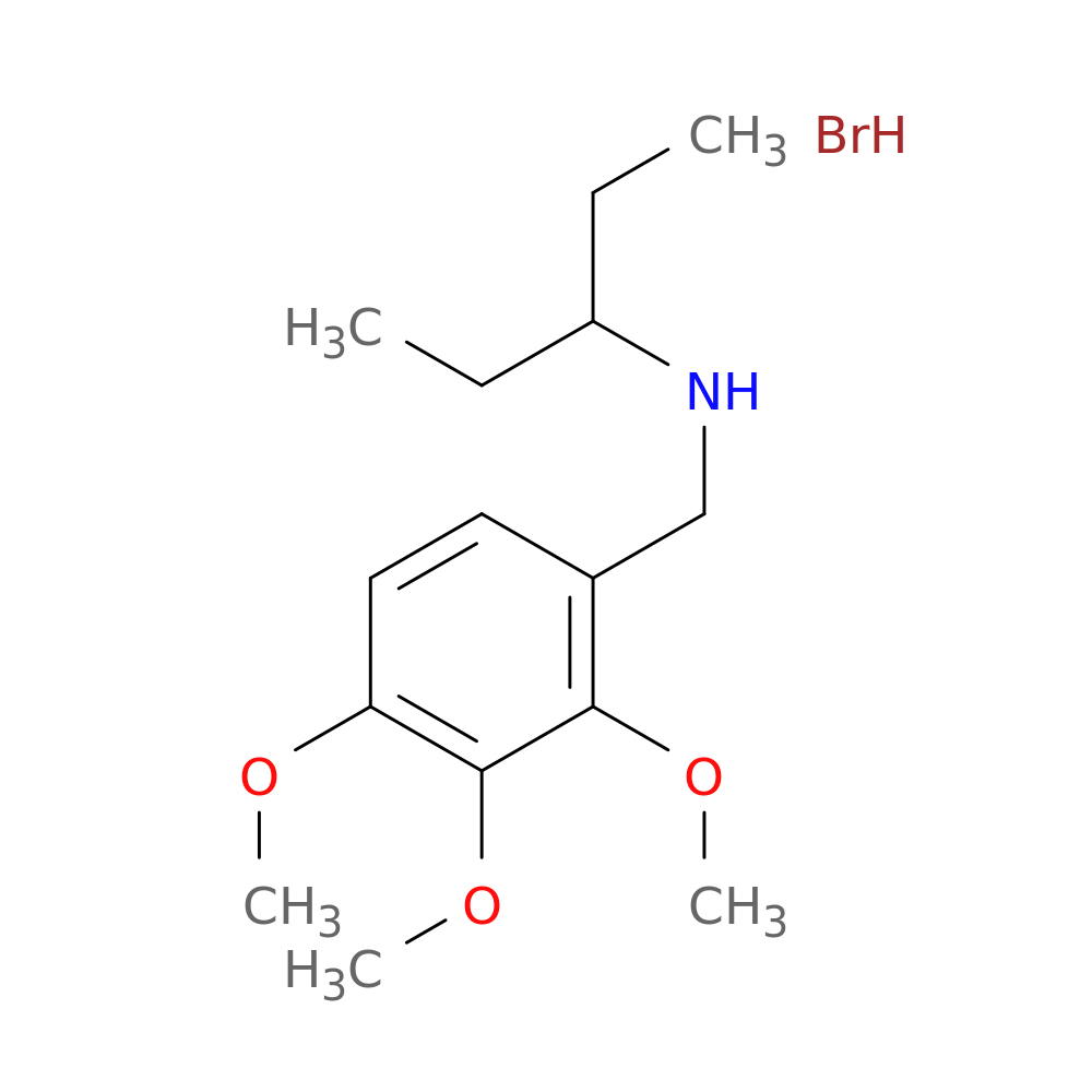 N-(2,3,4-trimethoxybenzyl)-3-pentanamine hydrobromide