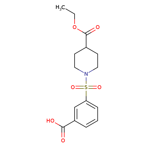 3-((4-(Ethoxycarbonyl)piperidin-1-yl)sulfonyl)benzoic acid