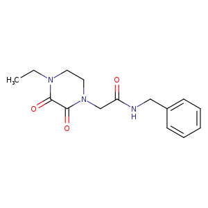 N-benzyl-2-(4-ethyl-2,3-dioxopiperazin-1-yl)acetamide