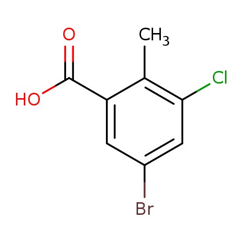 5-Bromo-3-chloro-2-methylbenzoic acid