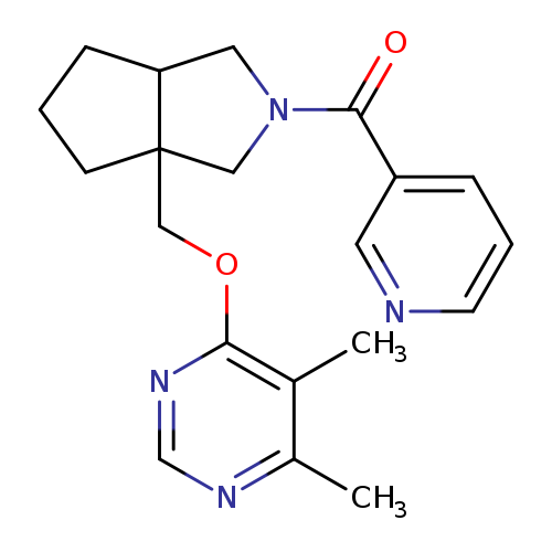 4,5-dimethyl-6-{[2-(pyridine-3-carbonyl)-octahydrocyclopenta[c]pyrrol-3a-yl]methoxy}pyrimidine
