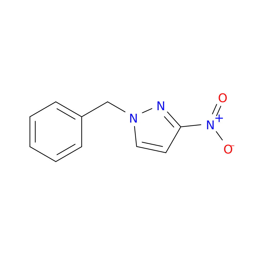 1H-Pyrazole, 3-nitro-1-(phenylmethyl)-