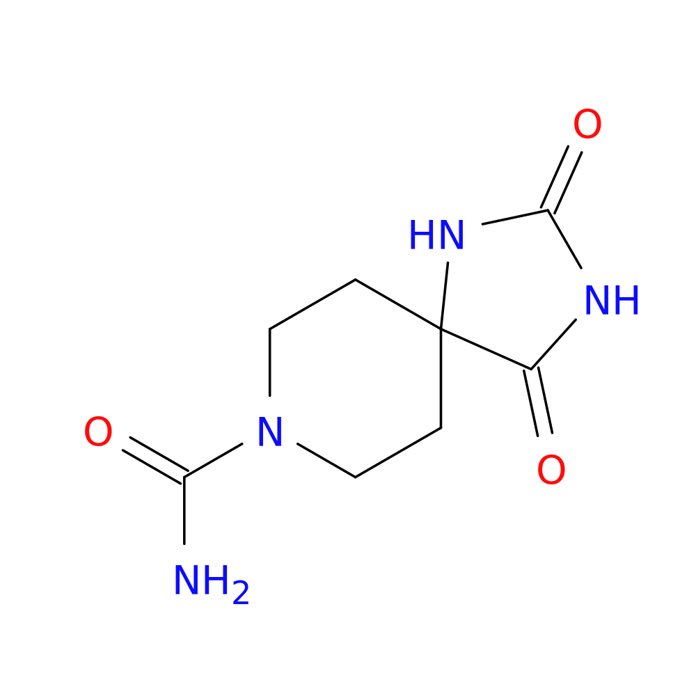 2,4-dioxo-1,3,8-triazaspiro[4.5]decane-8-carboxamide