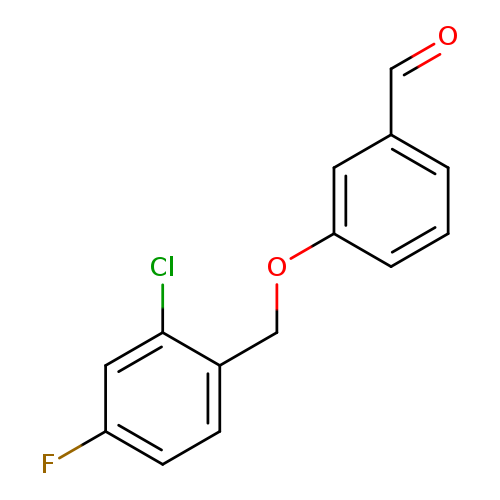 3-[(2-Chloro-4-fluorobenzyl)oxy]benzaldehyde