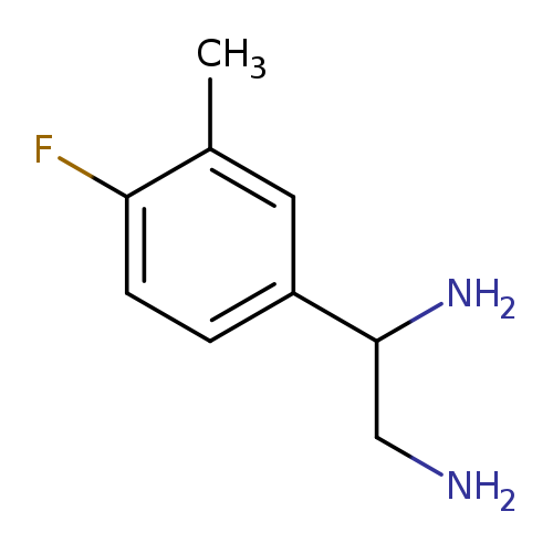 1-(4-fluoro-3-methylphenyl)ethane-1,2-diamine