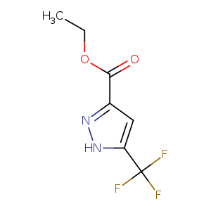 1H-Pyrazole-3-carboxylic acid, 5-(trifluoromethyl)-, ethyl ester
