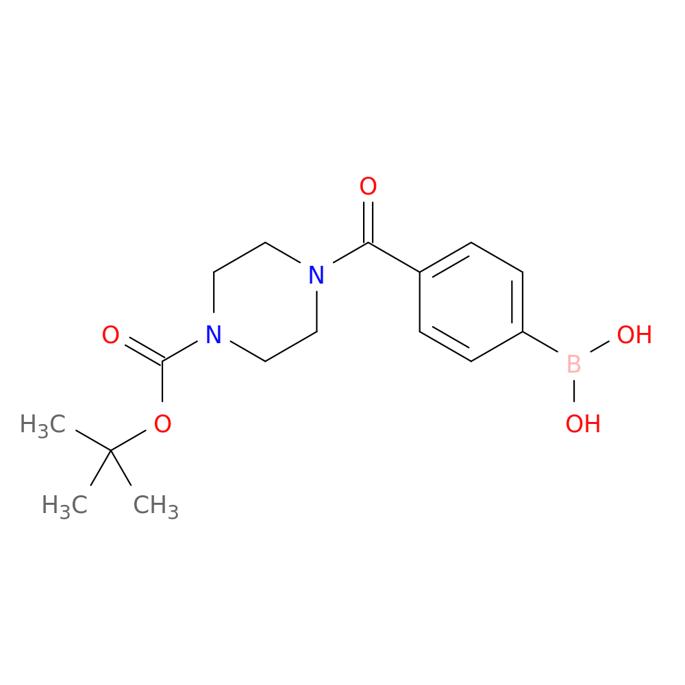 (4-(4-(tert-Butoxycarbonyl)piperazine-1-carbonyl)phenyl)boronic acid