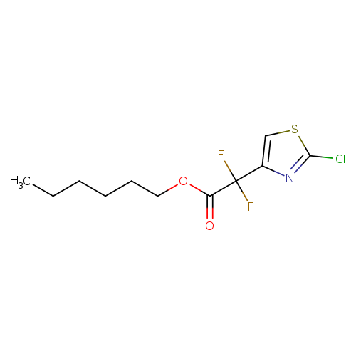 hexyl 2-(2-chloro-1,3-thiazol-4-yl)-2,2-difluoroacetate