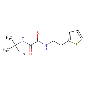 N-tert-butyl-N'-[2-(thiophen-2-yl)ethyl]ethanediamide