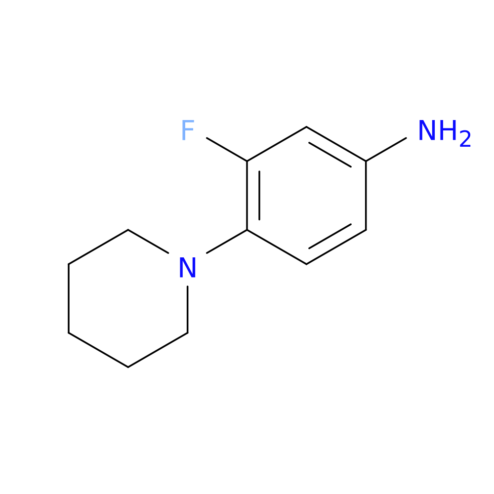 3-Fluoro-4-(piperidin-1-yl)aniline