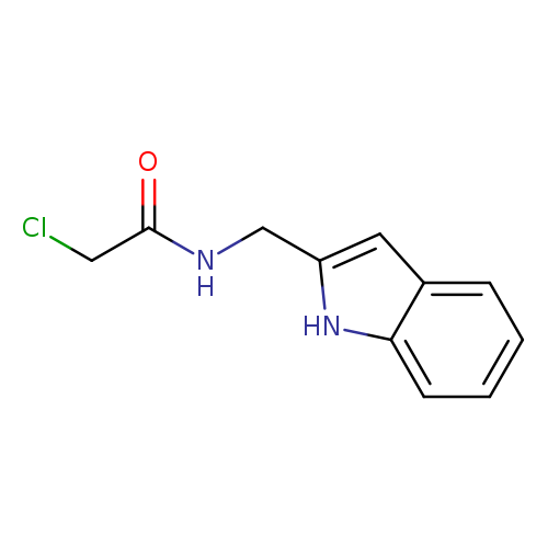 2-chloro-N-[(1H-indol-2-yl)methyl]acetamide