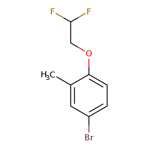 4-Bromo-1-(2,2-difluoroethoxy)-2-methylbenzene