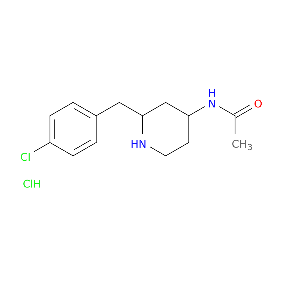 N-((2R，4S)-2-(4-Chlorobenzyl)Piperidin-4-Yl)Acetamide Hydrochloride