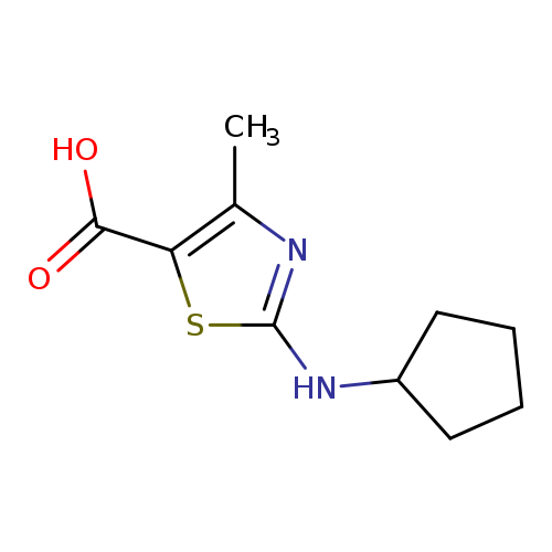 2-(Cyclopentylamino)-4-methyl-1,3-thiazole-5-carboxylic acid