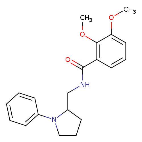 2,3-dimethoxy-N-[(1-phenylpyrrolidin-2-yl)methyl]benzamide
