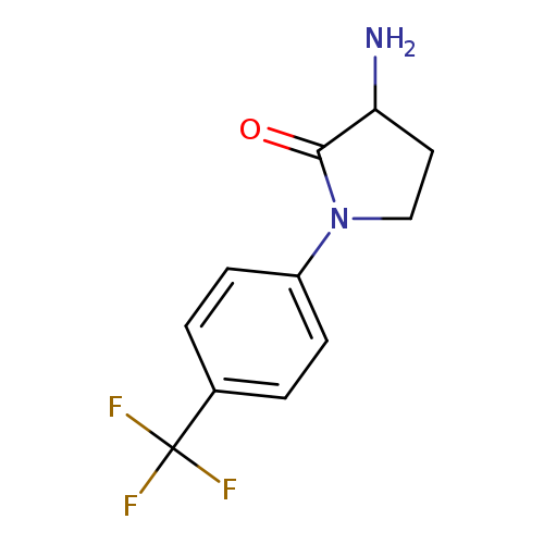 3-amino-1-[4-(trifluoromethyl)phenyl]pyrrolidin-2-one