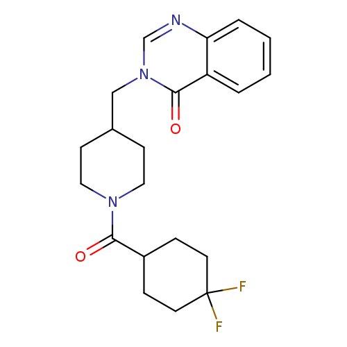 3-{[1-(4,4-difluorocyclohexanecarbonyl)piperidin-4-yl]methyl}-3,4-dihydroquinazolin-4-one
