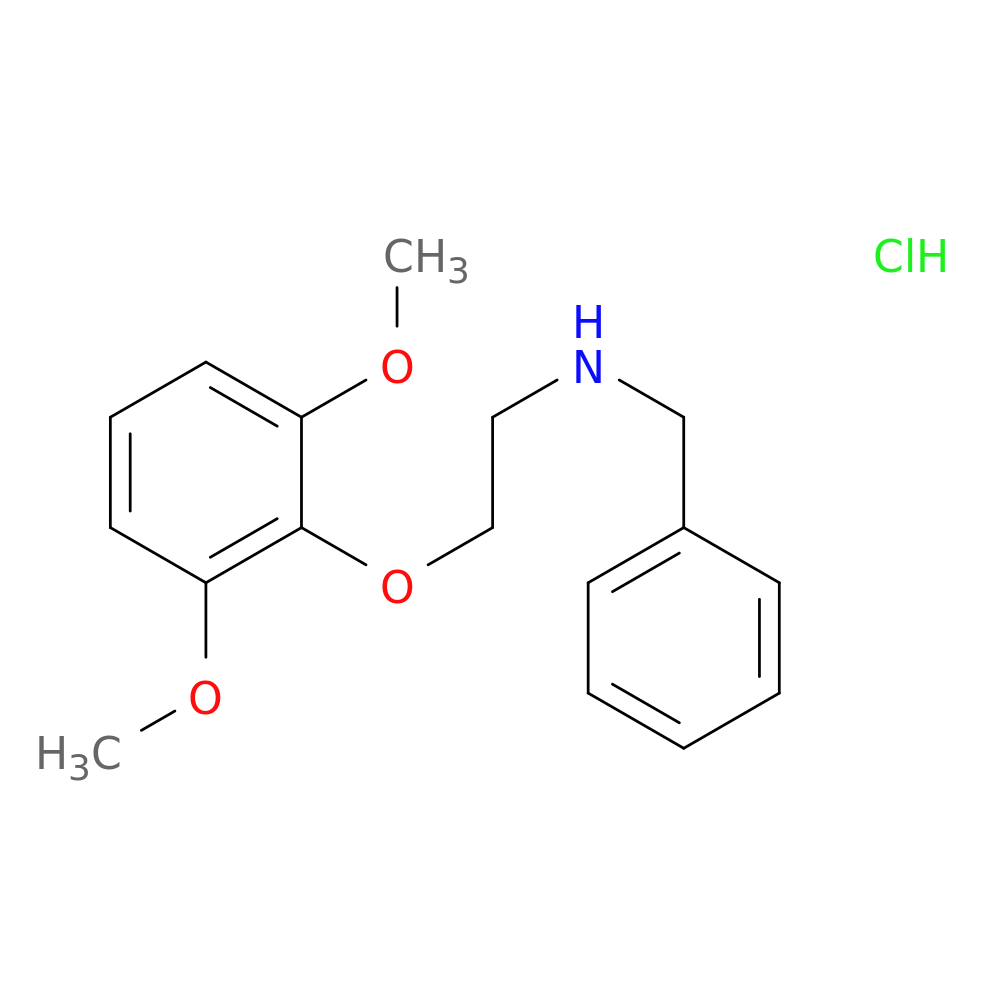 N-benzyl-2-(2,6-dimethoxyphenoxy)ethanamine hydrochloride