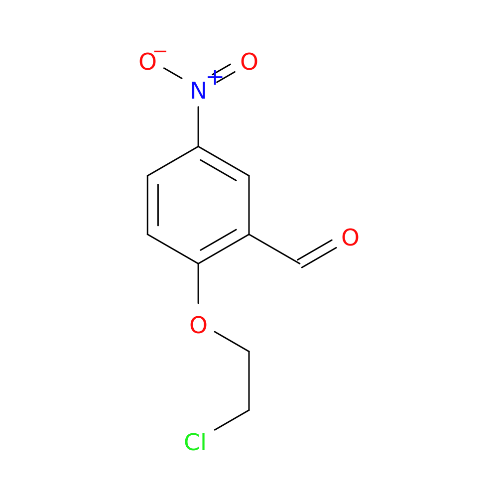 2-(2-Chloroethoxy)-5-nitrobenzaldehyde
