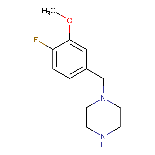 1-[(4-Fluoro-3-methoxyphenyl)methyl]piperazine