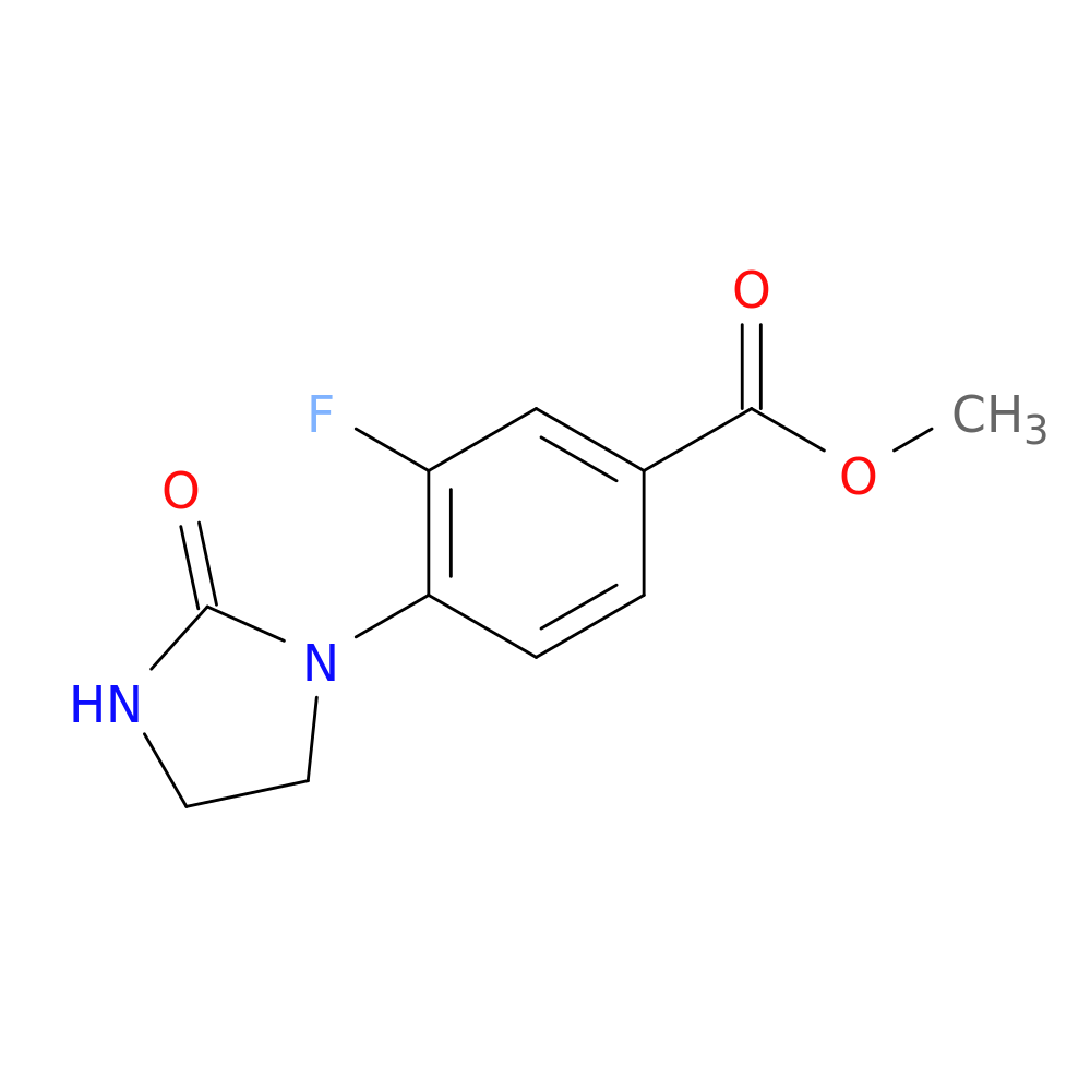 methyl 3-fluoro-4-(2-oxoimidazolidin-1-yl)benzoate