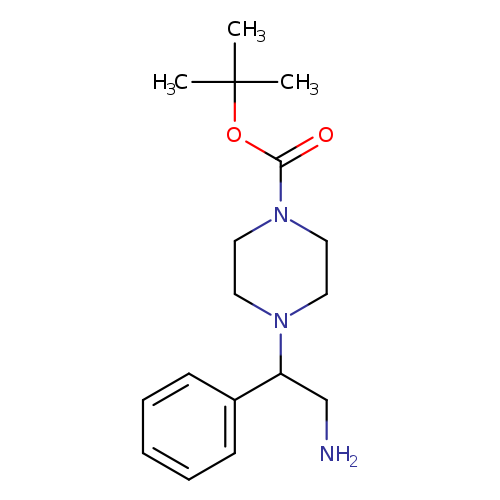 T-BUTYL-4-(2-AMINO-1-PHENYLETHYL)PIPERAZINE CARBOXYLATE