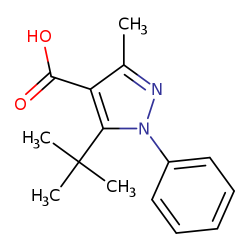 5-tert-Butyl-3-methyl-1-phenyl-1h-pyrazole-4-carboxylic acid