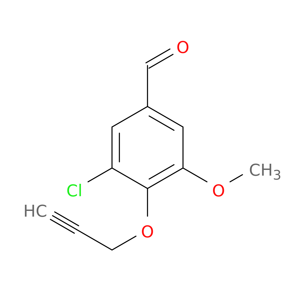3-chloro-5-methoxy-4-(prop-2-yn-1-yloxy)benzaldehyde