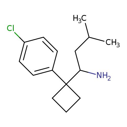 Cyclobutanemethanamine, 1-(4-chlorophenyl)-a-(2-methylpropyl)-