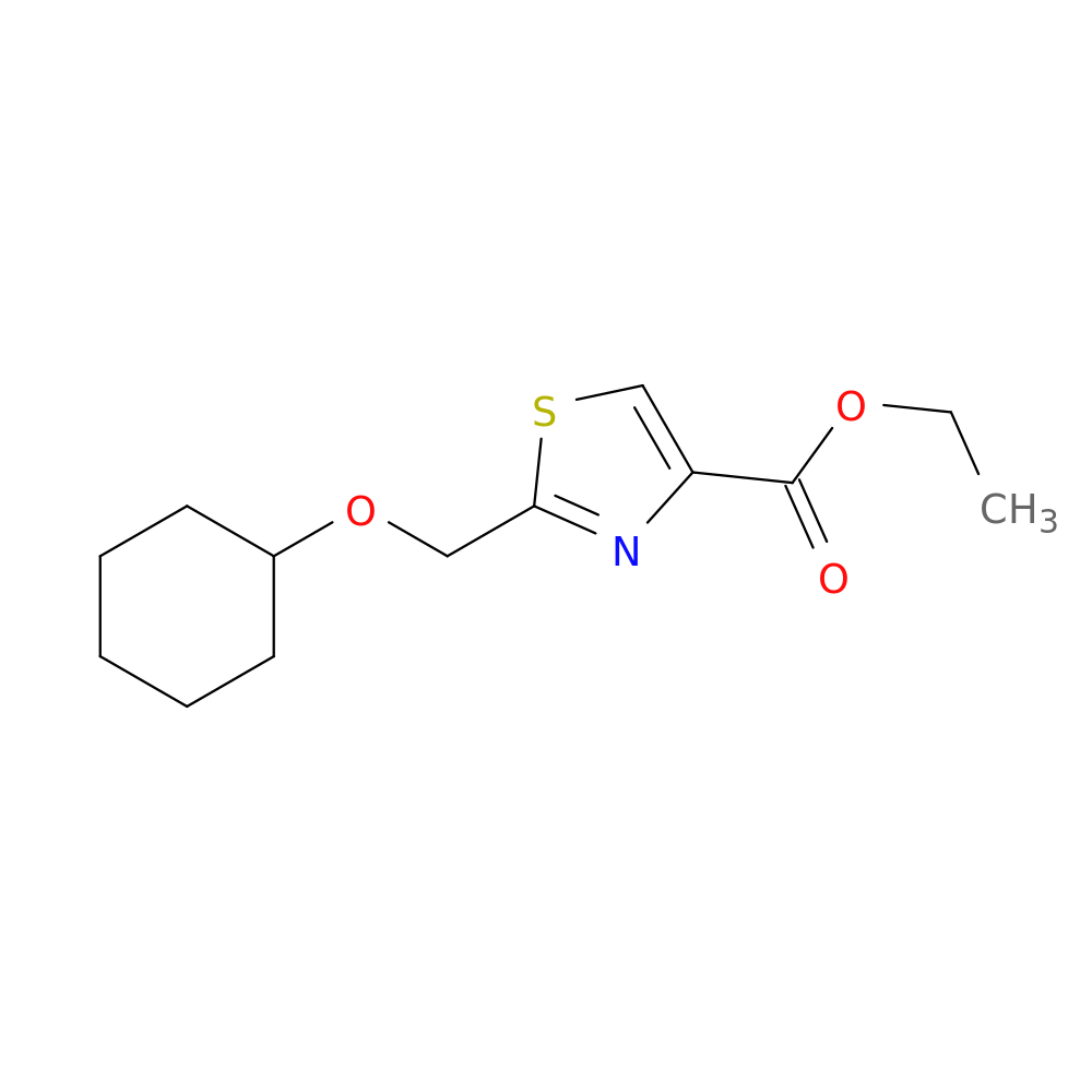 ethyl 2-[(cyclohexyloxy)methyl]-1,3-thiazole-4-carboxylate
