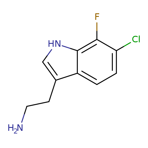 2-(6-chloro-7-fluoro-1H-indol-3-yl)ethan-1-amine