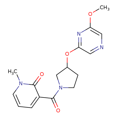 3-{3-[(6-methoxypyrazin-2-yl)oxy]pyrrolidine-1-carbonyl}-1-methyl-1,2-dihydropyridin-2-one