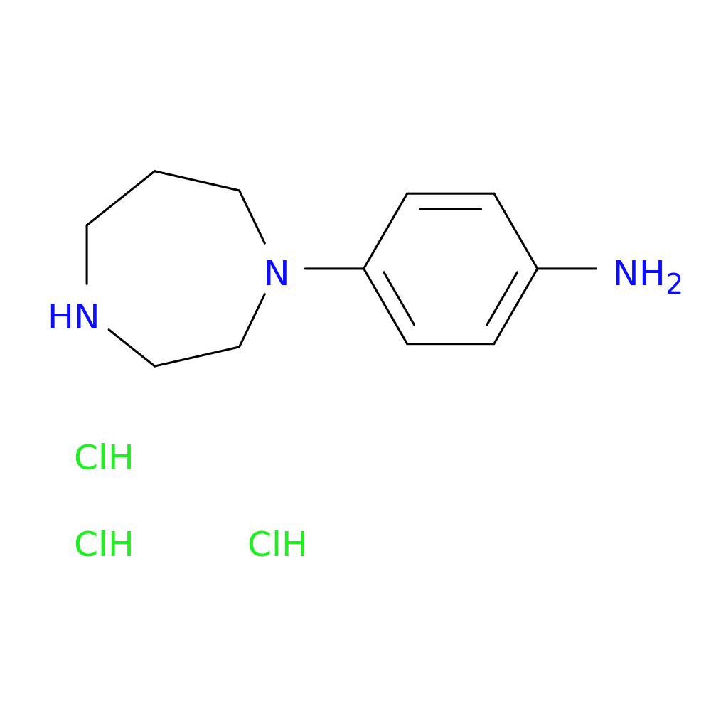 4-(1,4-diazepan-1-yl)aniline trihydrochloride