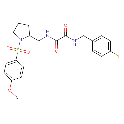 N'-[(4-fluorophenyl)methyl]-N-{[1-(4-methoxybenzenesulfonyl)pyrrolidin-2-yl]methyl}ethanediamide
