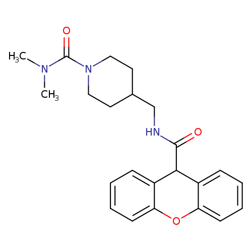N,N-dimethyl-4-{[(9H-xanthen-9-yl)formamido]methyl}piperidine-1-carboxamide
