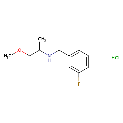 N-(3-fluorobenzyl)-1-methoxy-2-propanamine hydrochloride
