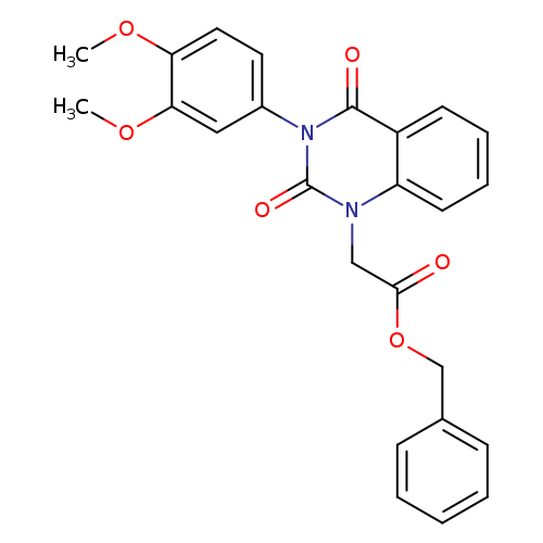 benzyl 2-[3-(3,4-dimethoxyphenyl)-2,4-dioxo-1,2,3,4-tetrahydroquinazolin-1-yl]acetate